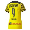 Virallinen Fanipaita BVB Borussia Dortmund Erling Haaland 9 Kotipelipaita 2021-22 - Naisten